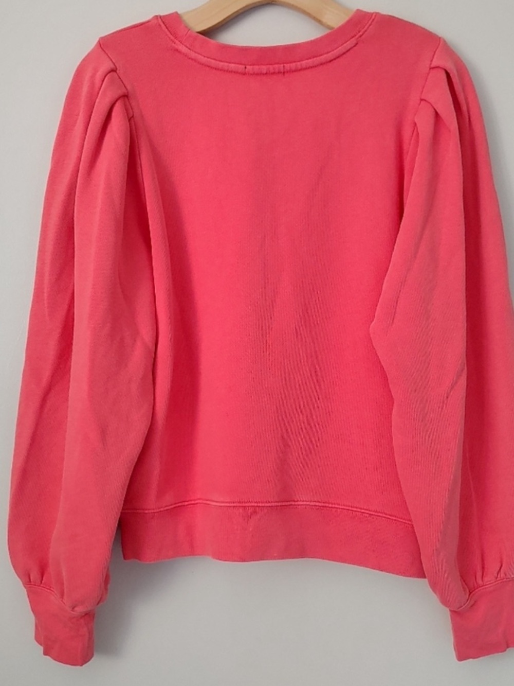 Rails Coral Puff-Sleeve Sweatshirt